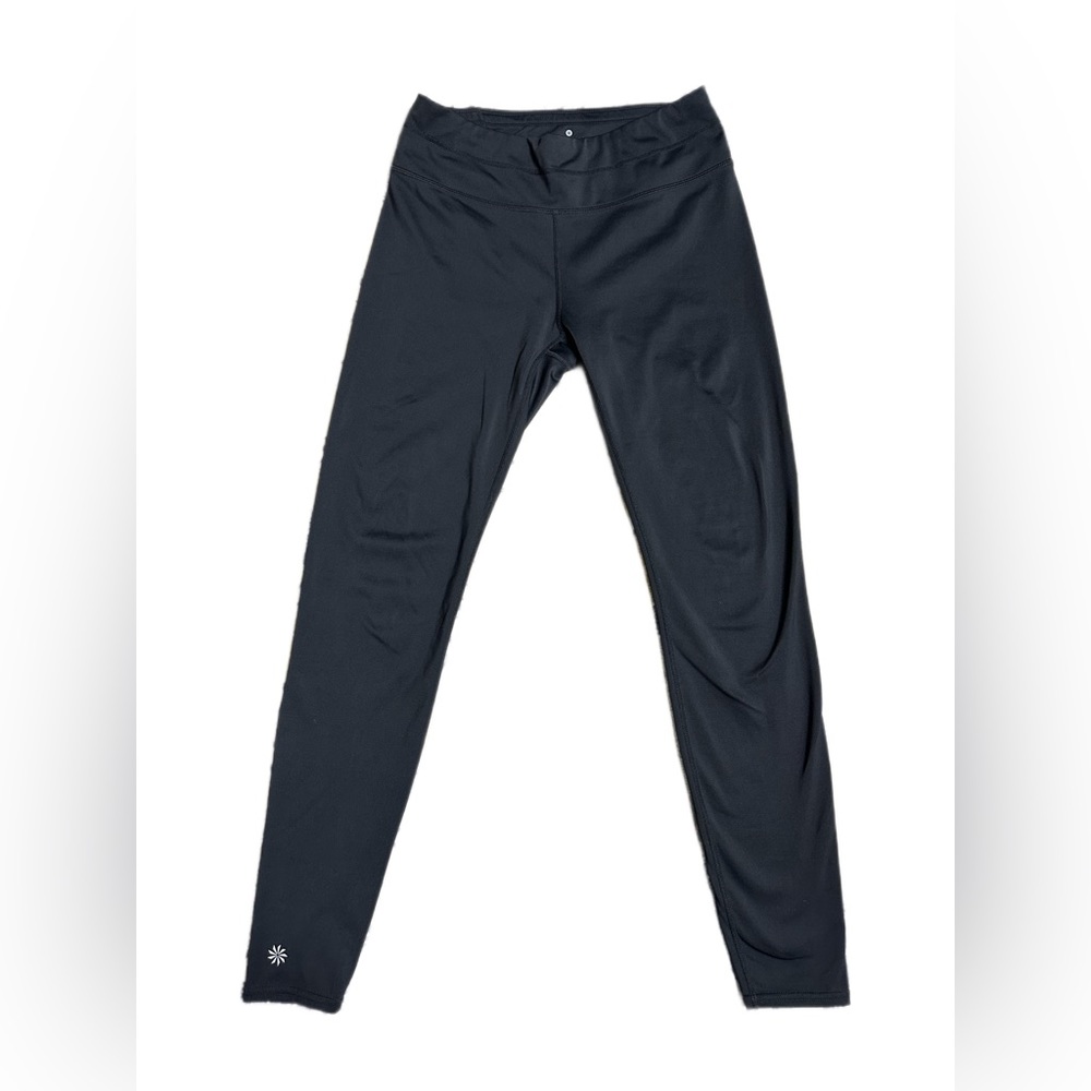 Athleta Leggings with Zippers Size Small Black